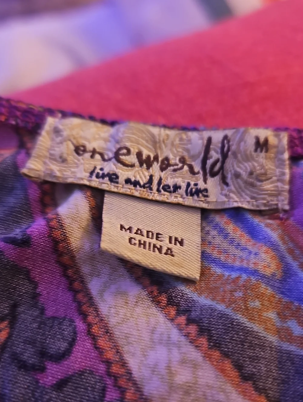 live and let live One World  Purple Paisley Maxi Dress With Sparkle